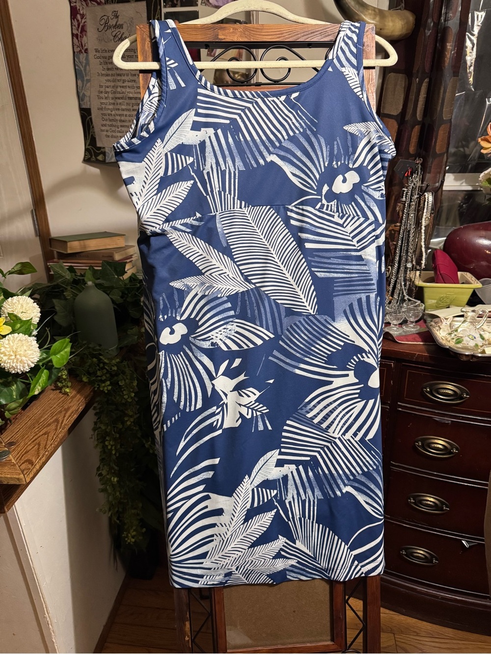 Columbia PFG Omni-Freeze Tropical Sleeveless Active Dress Sz XL